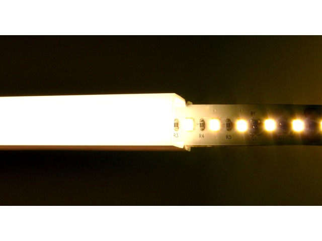 Dotless LED Strip inside Waterproof Profile